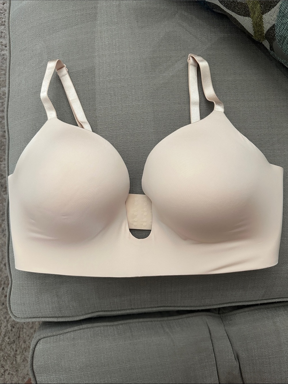 Victoria's Secret Seamless Light Blush Longline T-Shirt Bra